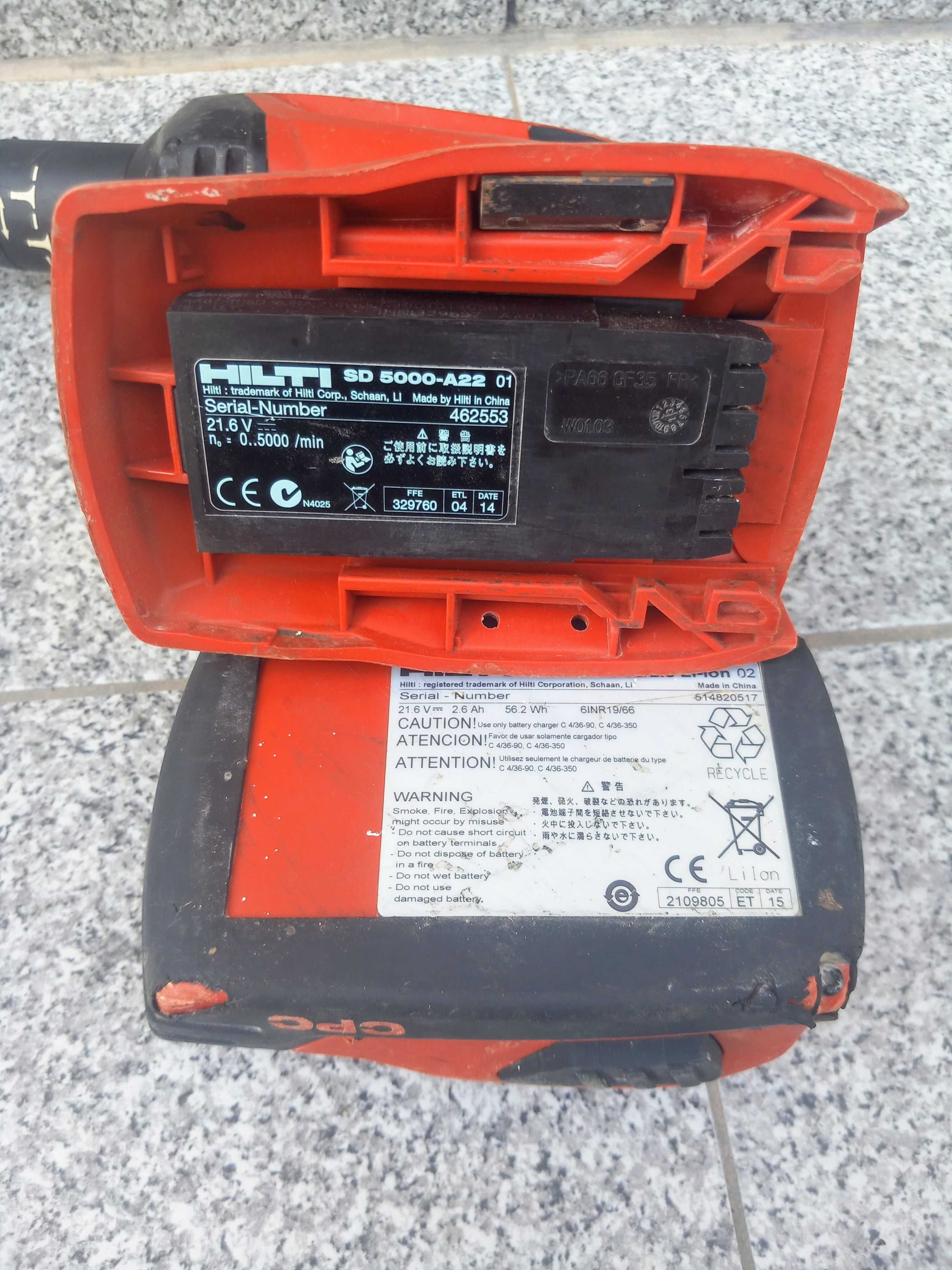 Hilti SD 5000-A22 Винтоверт за гипсо картон