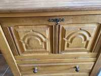Бар шкаф, изработен от буково дърво естестен