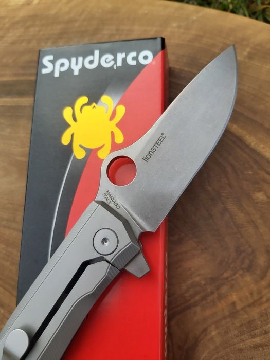 Сгъваем джобен нож Spyderco SpyMyto,Micarta/Titanium, С265