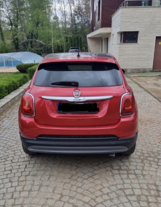 Продавам червен автомобил Fiat 500x 2017г. автоматик
