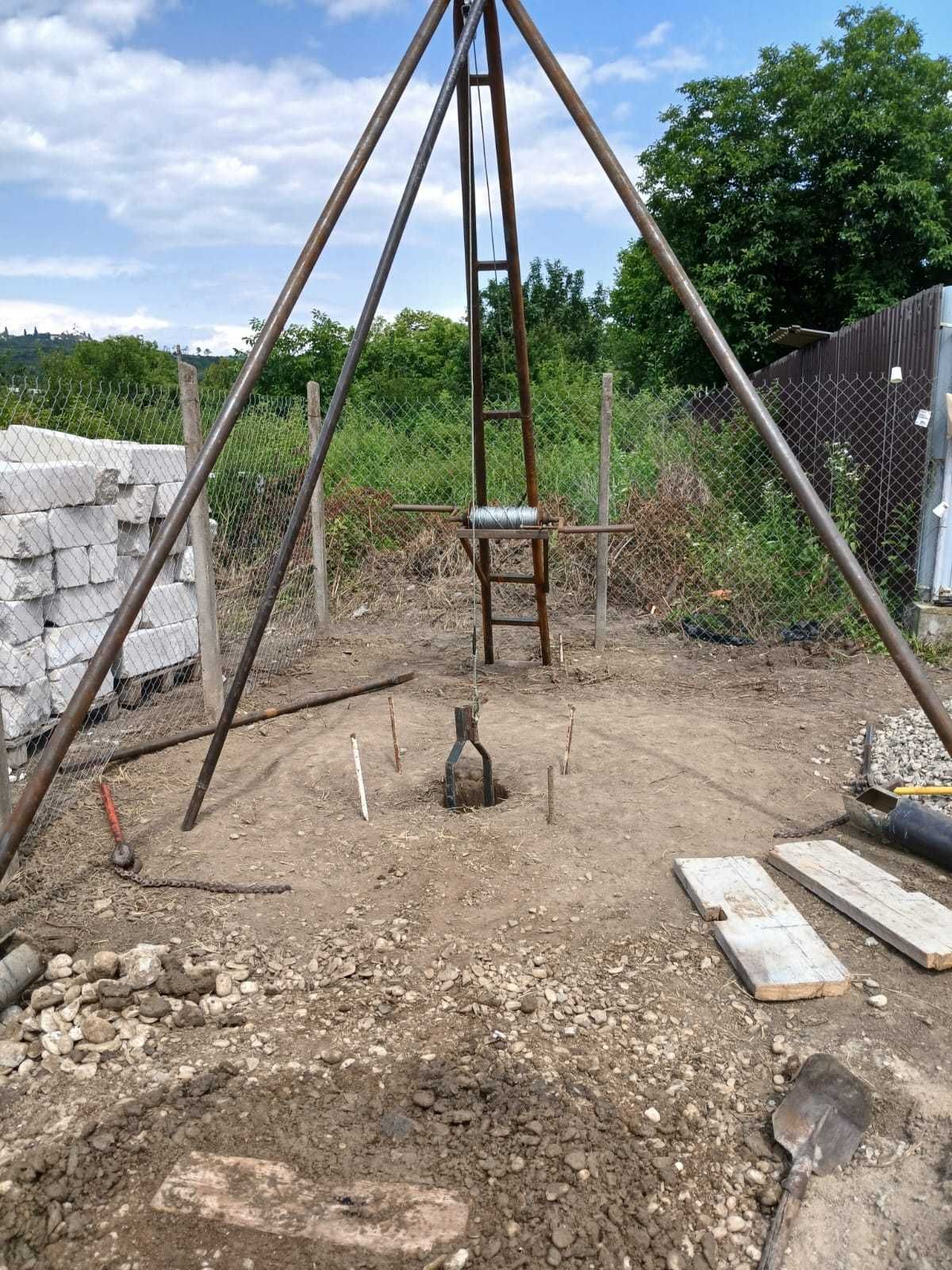 Executăm foraje puțuri