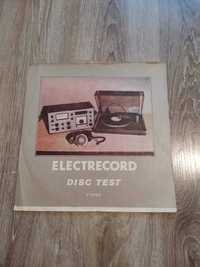 Disc vinil/vinyl de Test Electrecord