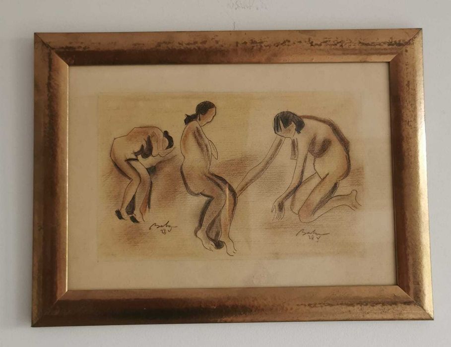 Tablou Pictura Corneliu Baba _ Schite de nud