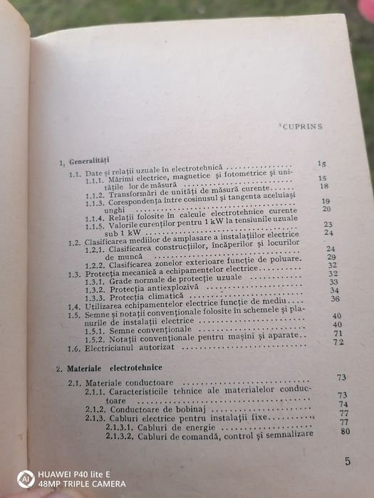 Vând sau schimb agenda electricianului