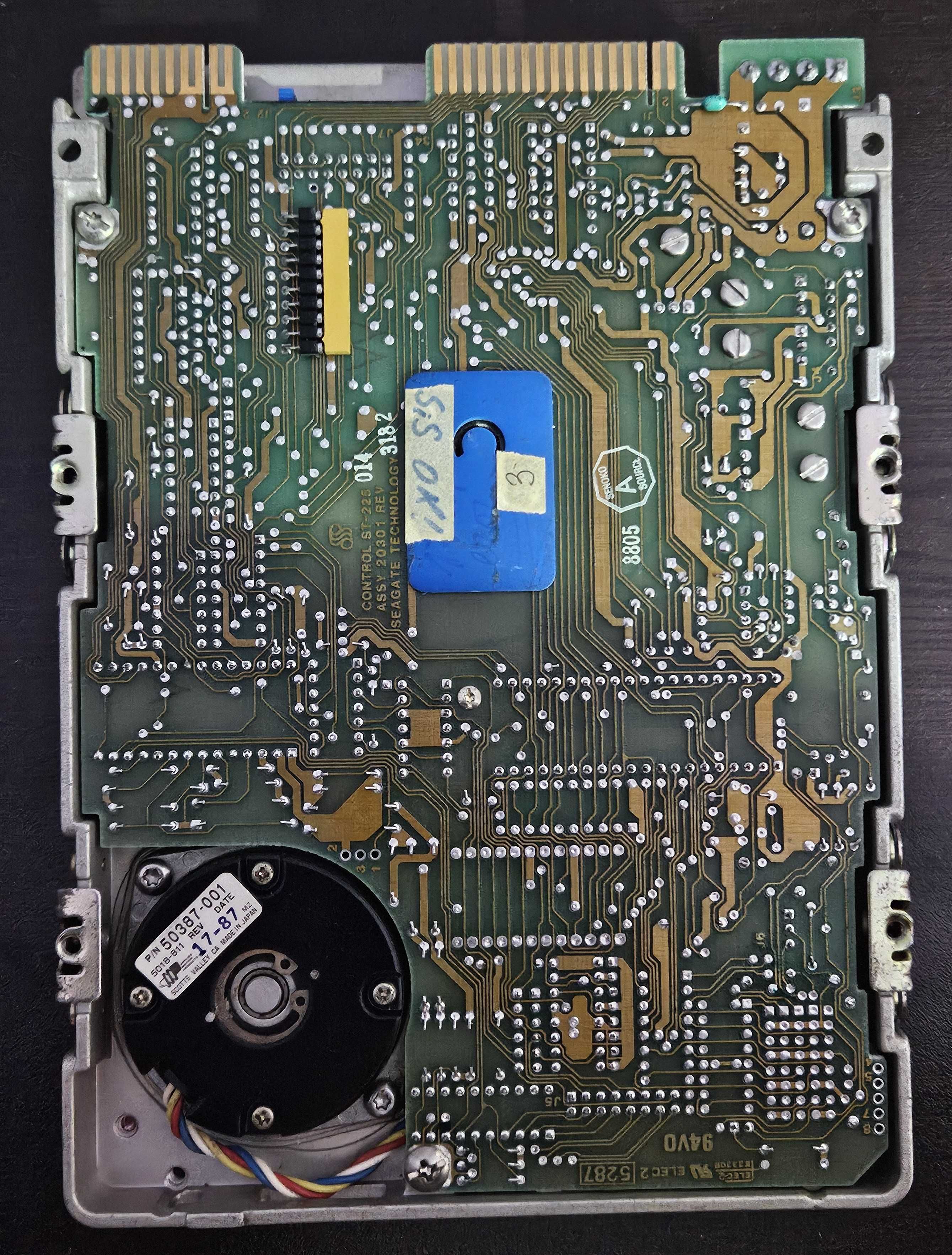 Работещ MFM харддиск ST-225 за Правец 16 твърд диск SEAGATE HDD