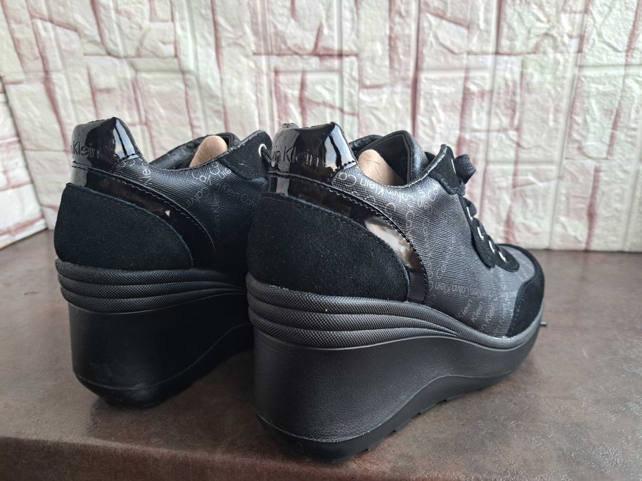 дамски сникърси,маратонки,,спортни обувки на платформа,CALVIN KLEIN,38