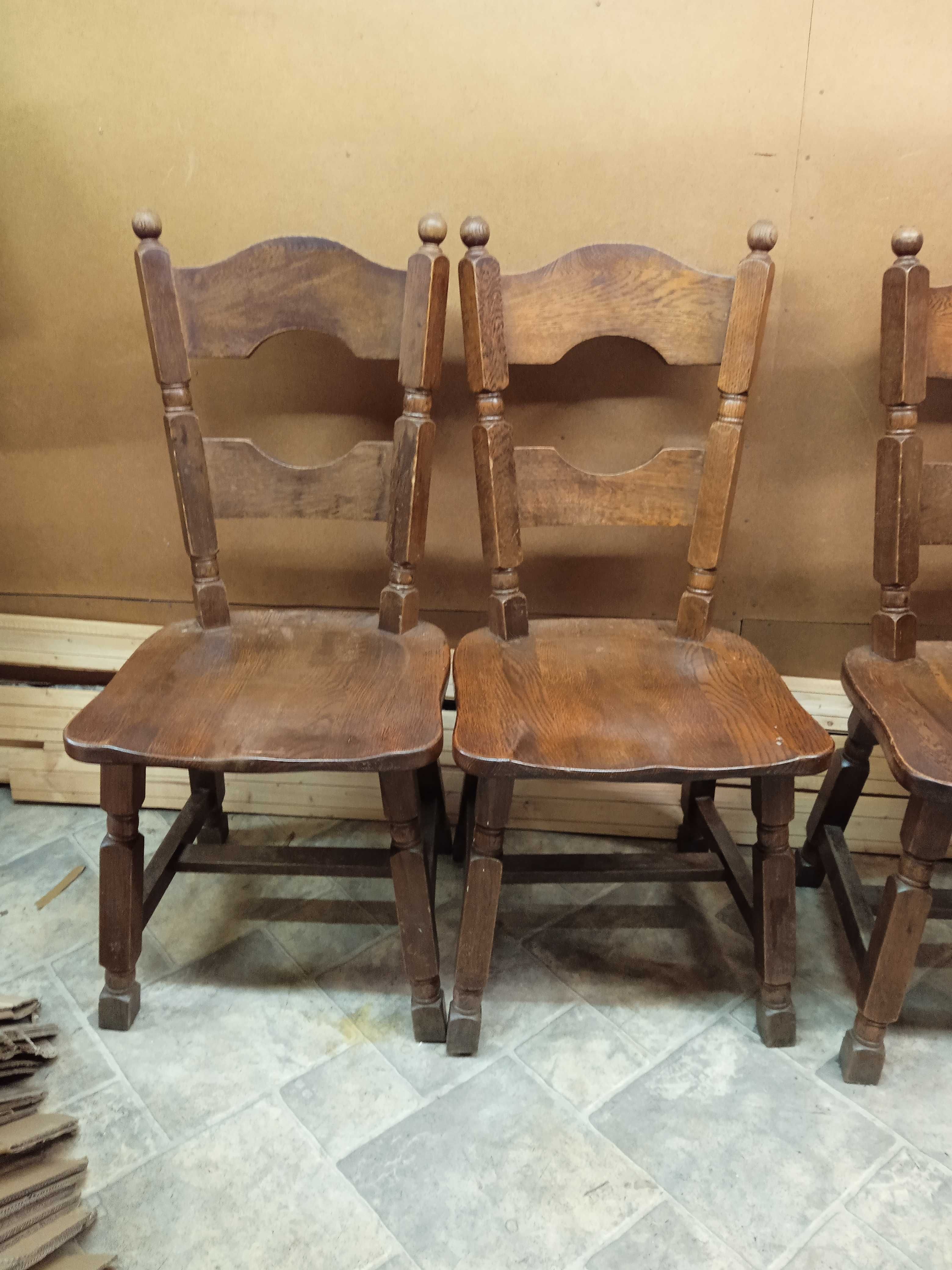 Масивни дървени холандски столове- 4 броя