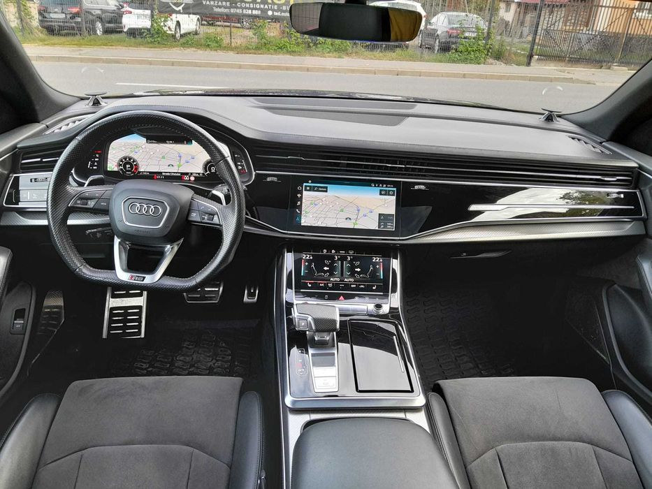 Audi RS Q8 2021 4.0i + hybrid 600cp impecabil full 79900e neg /schimb