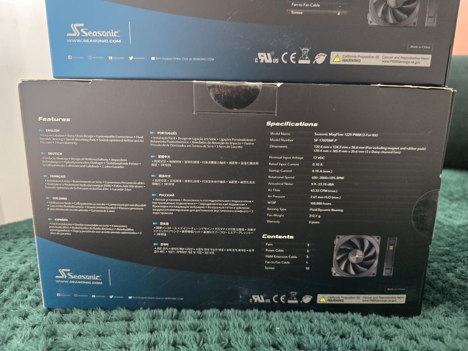Ventilator Seasonic MagFlow PWM 120mm