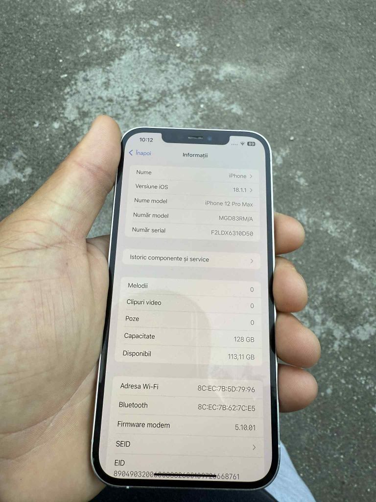 Vând iphone 12 pro max