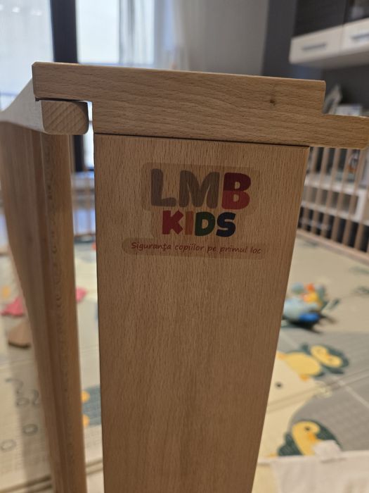 LMB Kids - tarc lemn pentru bebelusi 7+1
