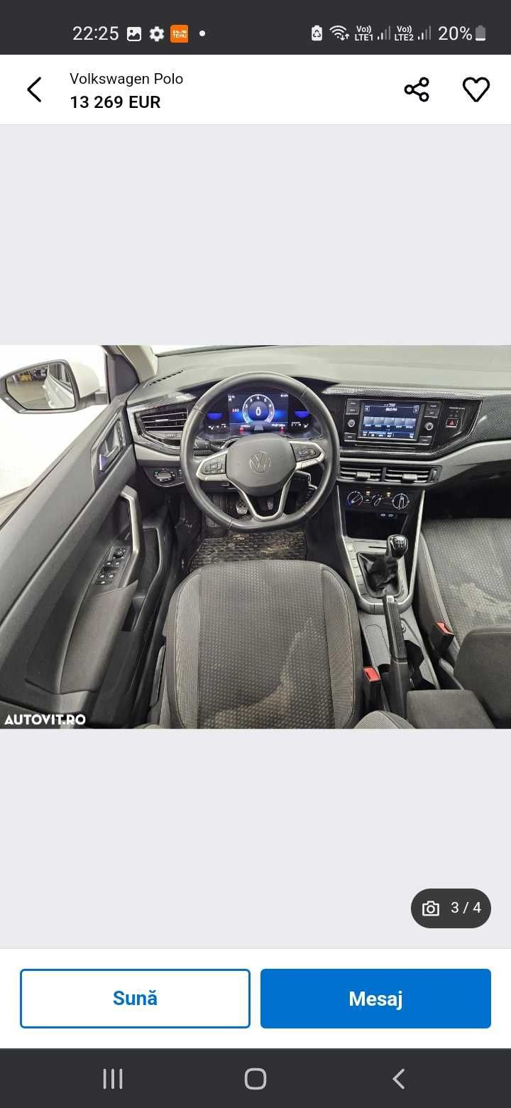 Vând Volkswagen Polo an 2022,1000cmc,5000km
