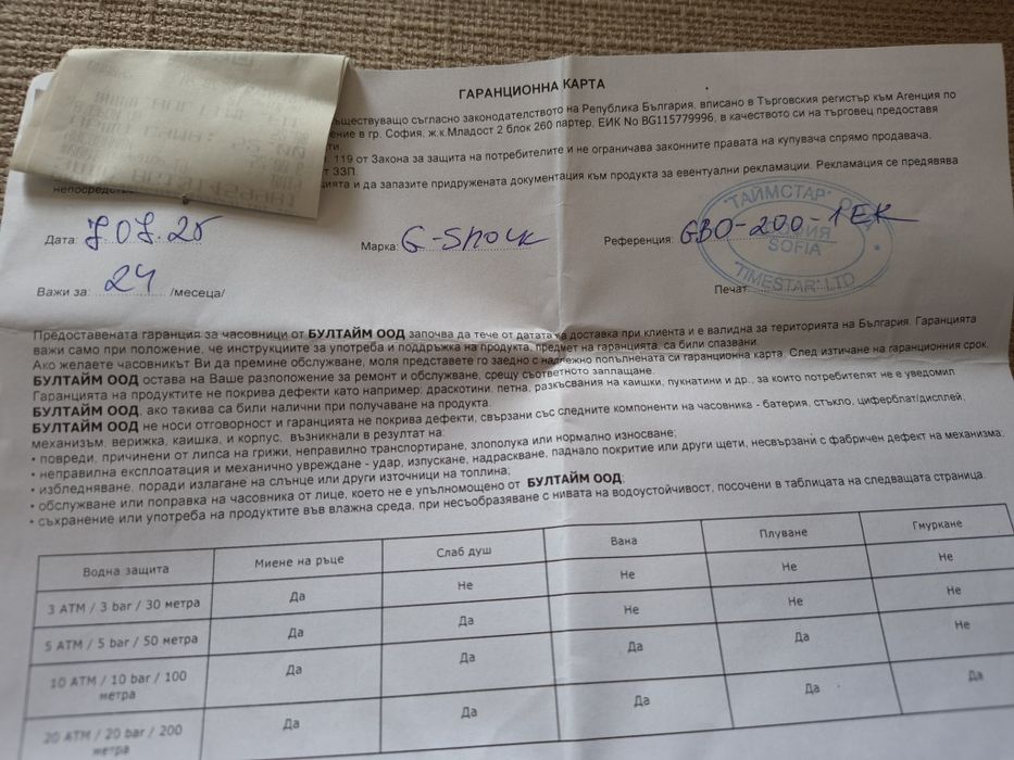 Мъжки часовник Casio G shock