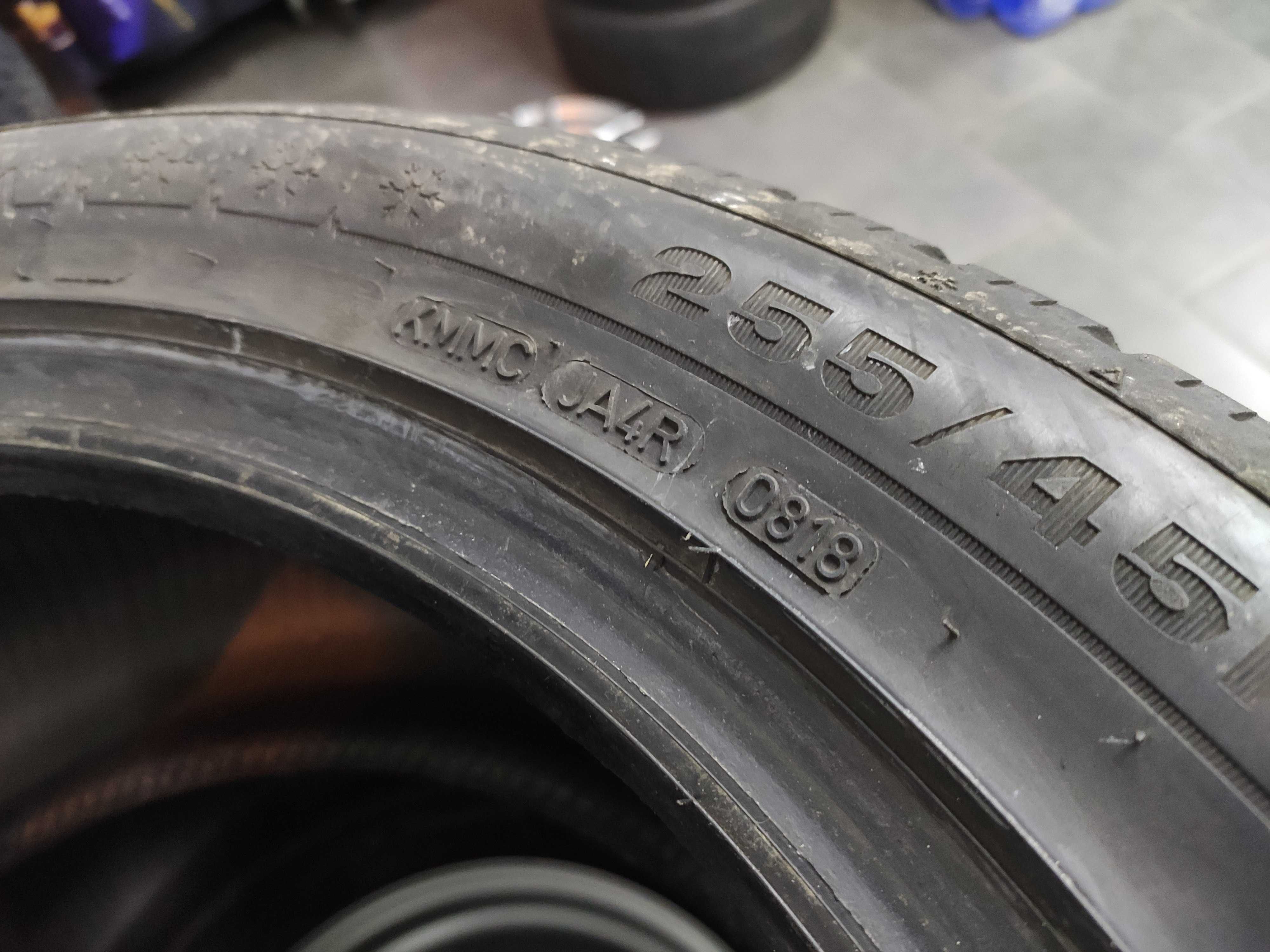 2бр Зимни гуми 255 45 18 - Dunlop