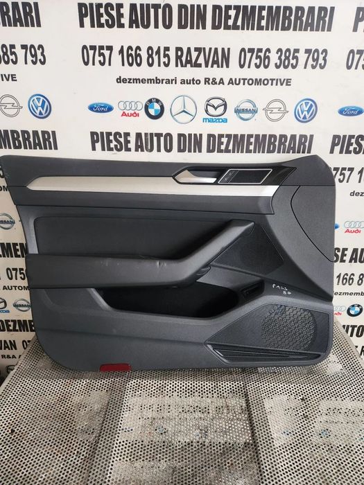 Fata Tapiterie Usa Cu Butoane Geamuri Electrice Stanga Fata Vw Passat B8 - Dezmembrez Arad