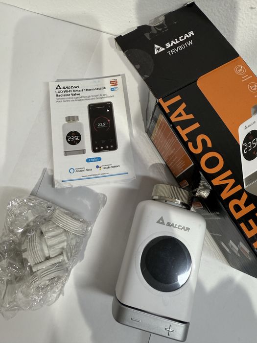 Termostat radiator calorifer încălzire Smart WiFi Alexa Google Tuya