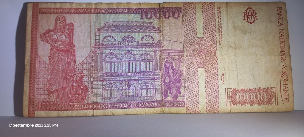 Bancnota de 10 000 LEI din anul 1994