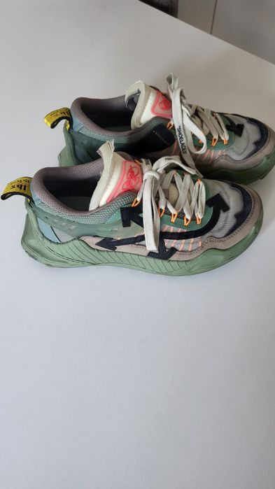 Adidas Off - white/green originali dama