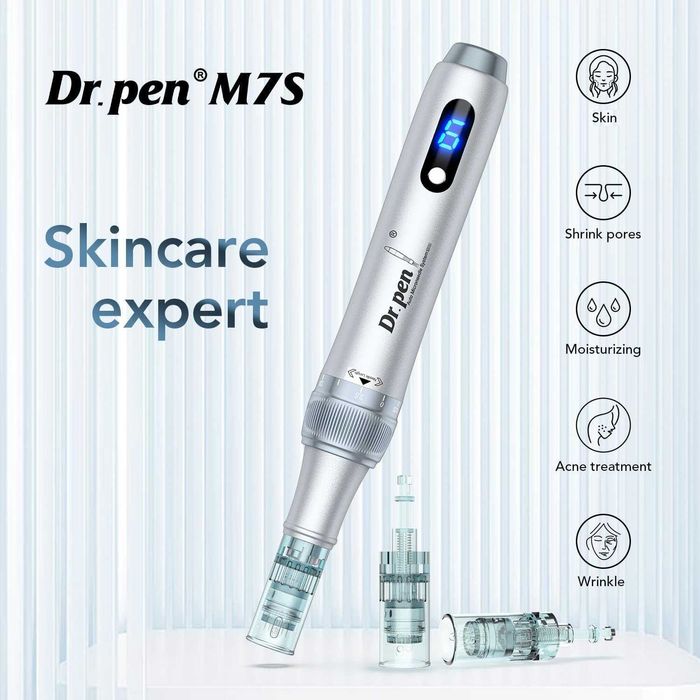 Dr. Pen Микронидлинг писалка M7S 2025 с 18 патрона, 6 скорости