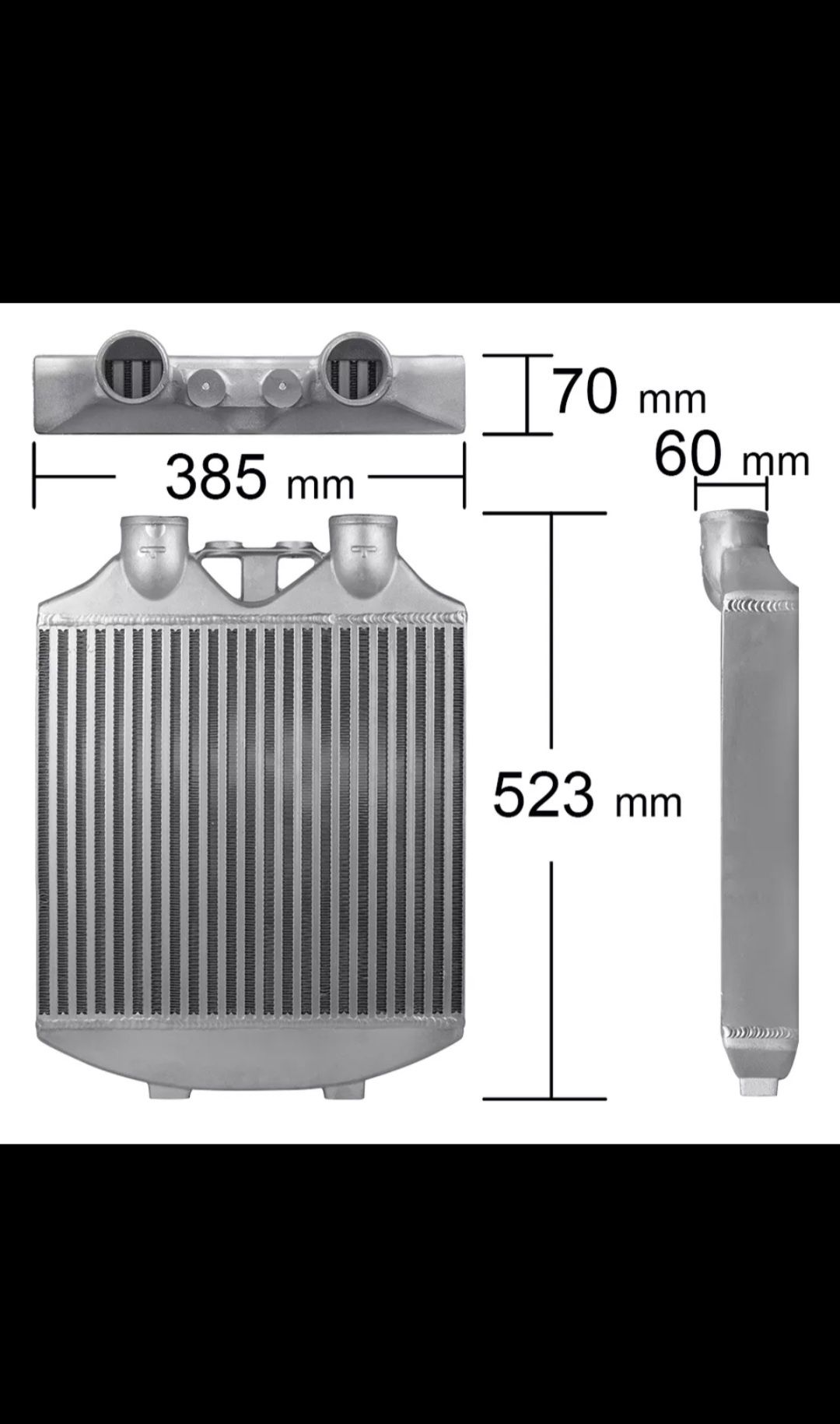 Intercooler nissan  patrol y60 , y61 toyota , Mitsubishi + ventilator