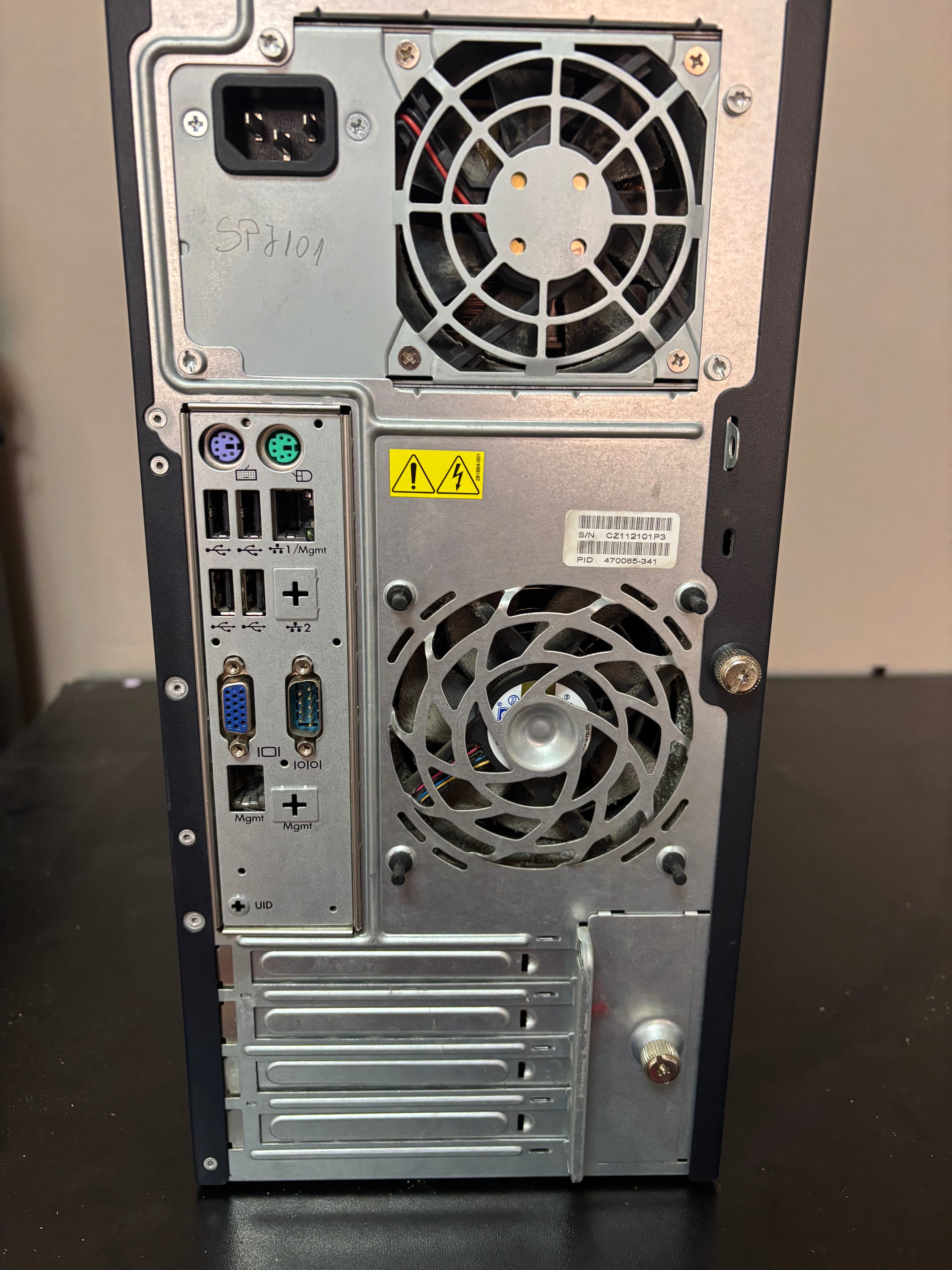 Server HP ProLiant ML110 G6 – Xeon | 1TB HDD | RAID – NAS / Plex