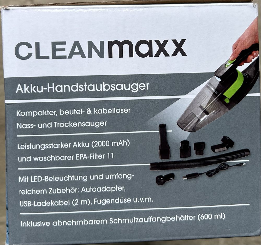 Aspirator auto 2 in 1 Cleanmaxx