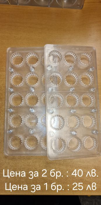 Поликарбонатни форми за бонбони