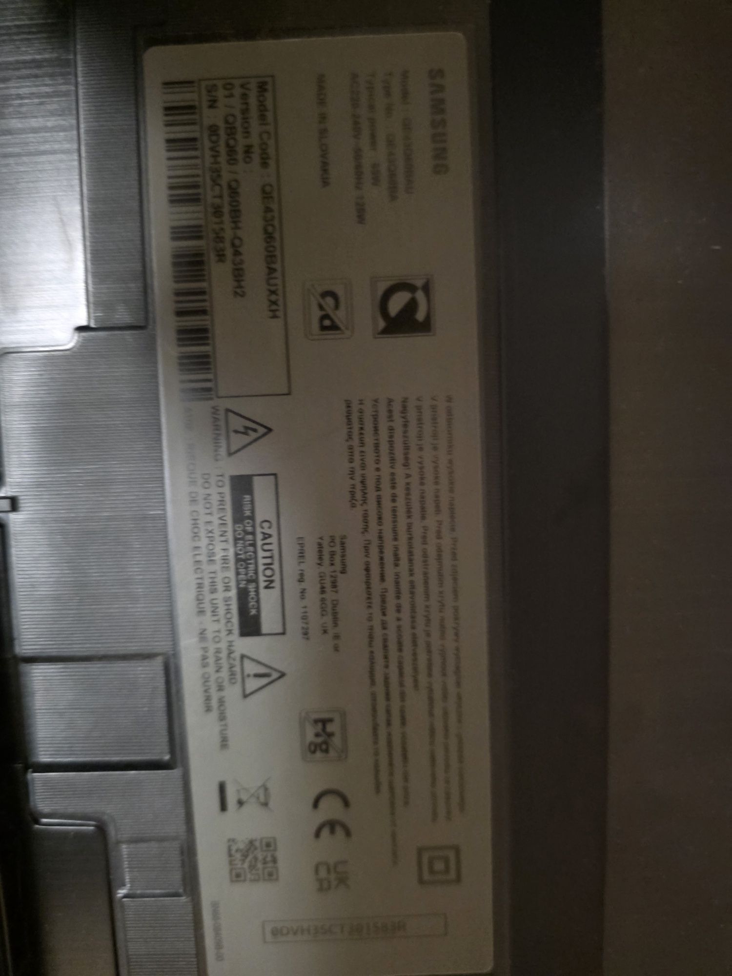 Samsung 43" QLED 4K Smart TV Q60B