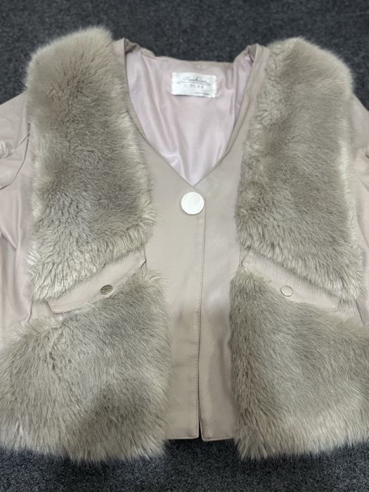 Кожаная шуба. Качество хорошая.