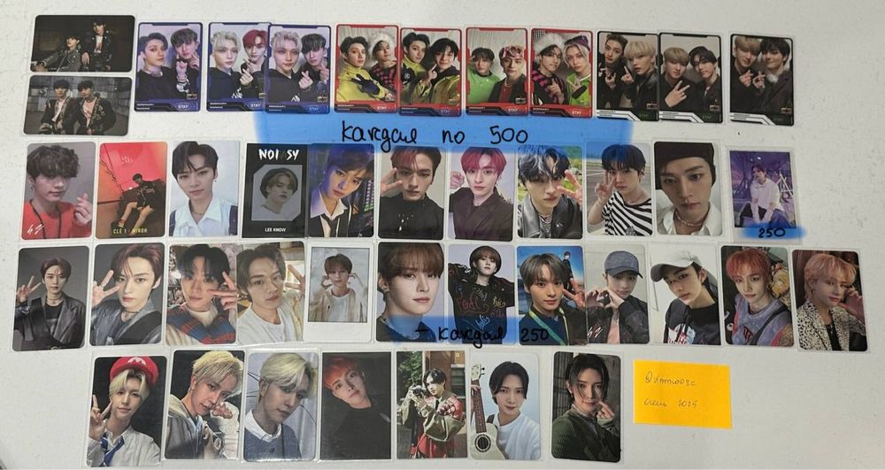 кпоп карты, оригинальные. стрей кидс, севентин и тд