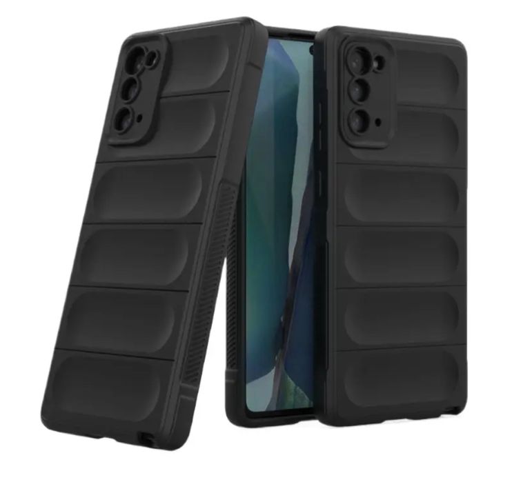 Husa Wave Silicon Interior Catifea - Samsung A14/A25/A34/A35/A55/A54