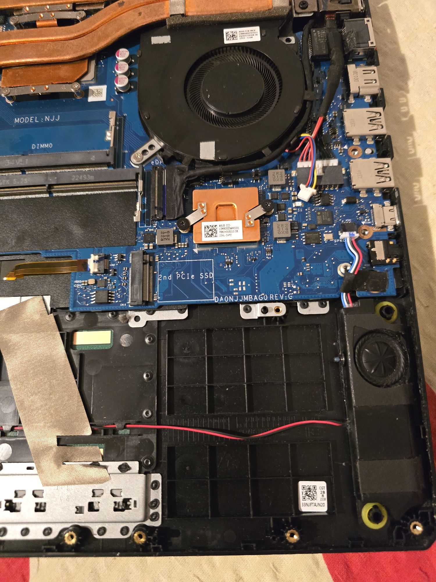 Asus tuf f15 dezmembrez