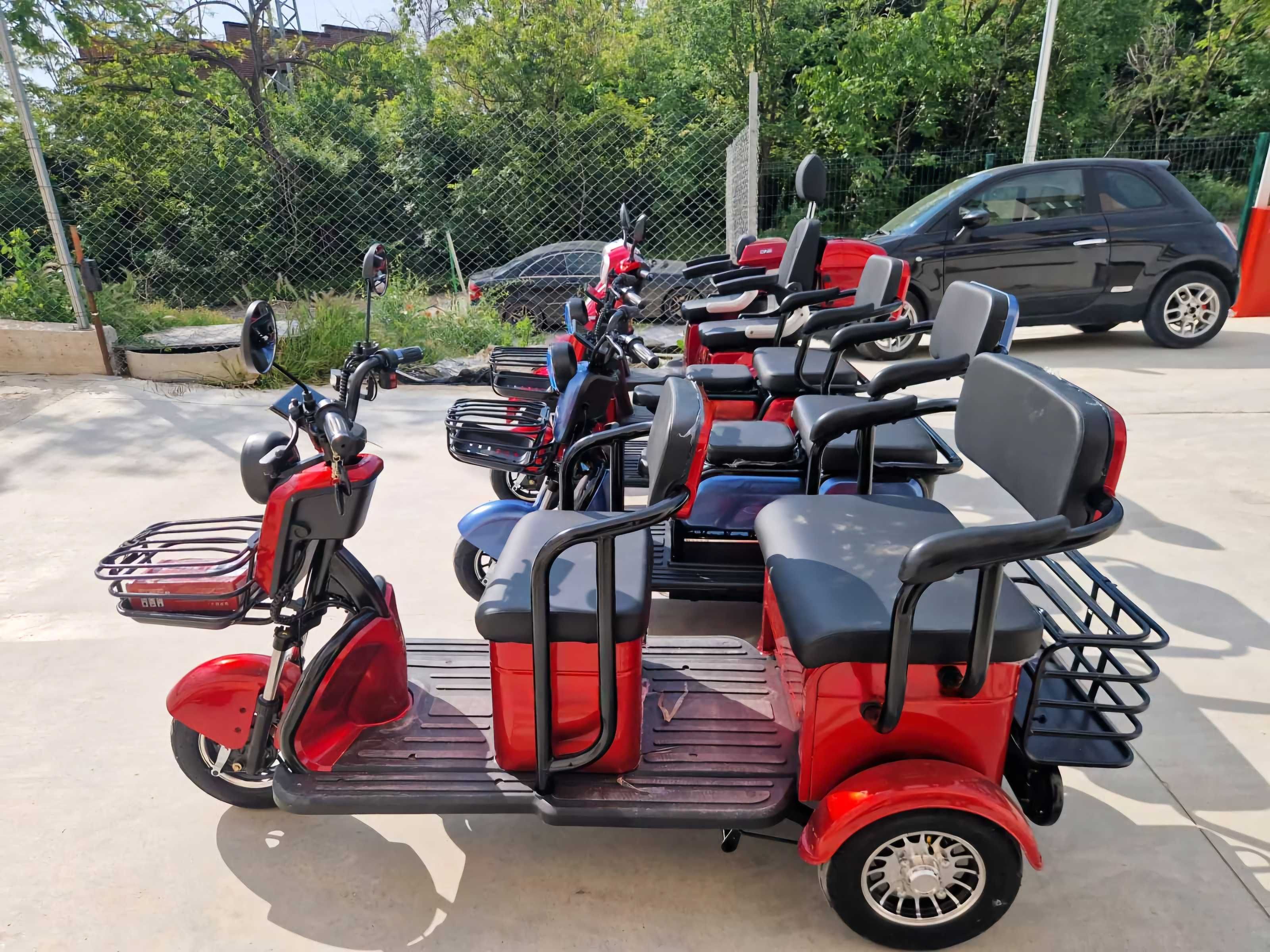 Triciclu electric adulti -27% 2 locuri, fara permis ! GARANTIE! NOU
