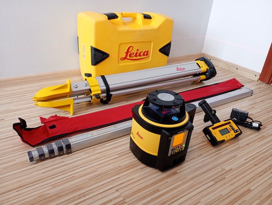 Nivelă laser Leica Rugby 880, dublă pantă