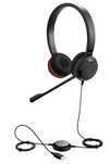 Слушалки с микрофон Jabra - Evolve 20 SE MS Stereo, черни