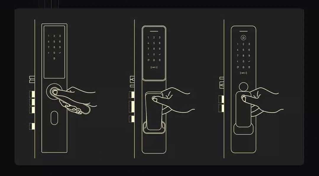 Умный замок Xiaomi Automatic Smart Door Lock с установкой