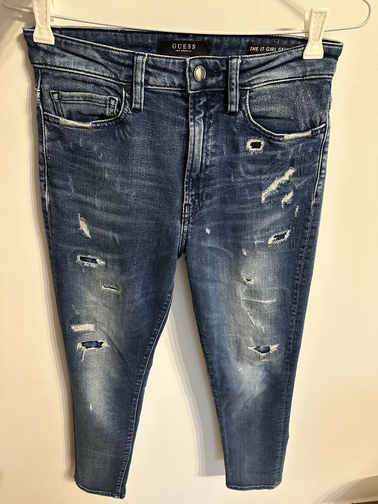 100% Оригинални дамски дънки Guess The It Girl Skinny Mom Jeans