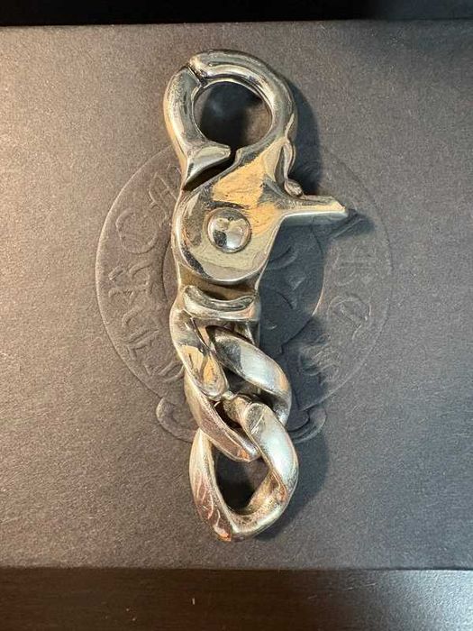 Chrome Hearts .925 Silver Cuban Link Keychain