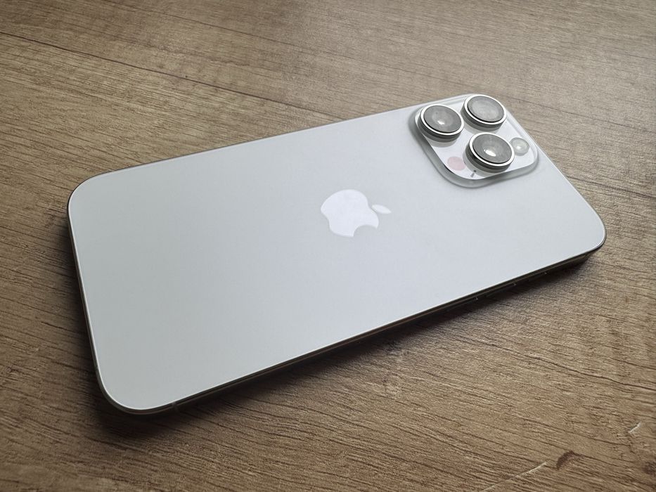 Apple iPhone 16 pro max alb 1TB 93% acunulator impecabil