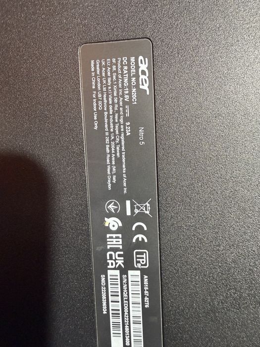 Lenovo Nitro 5 RTX3050 4Gb