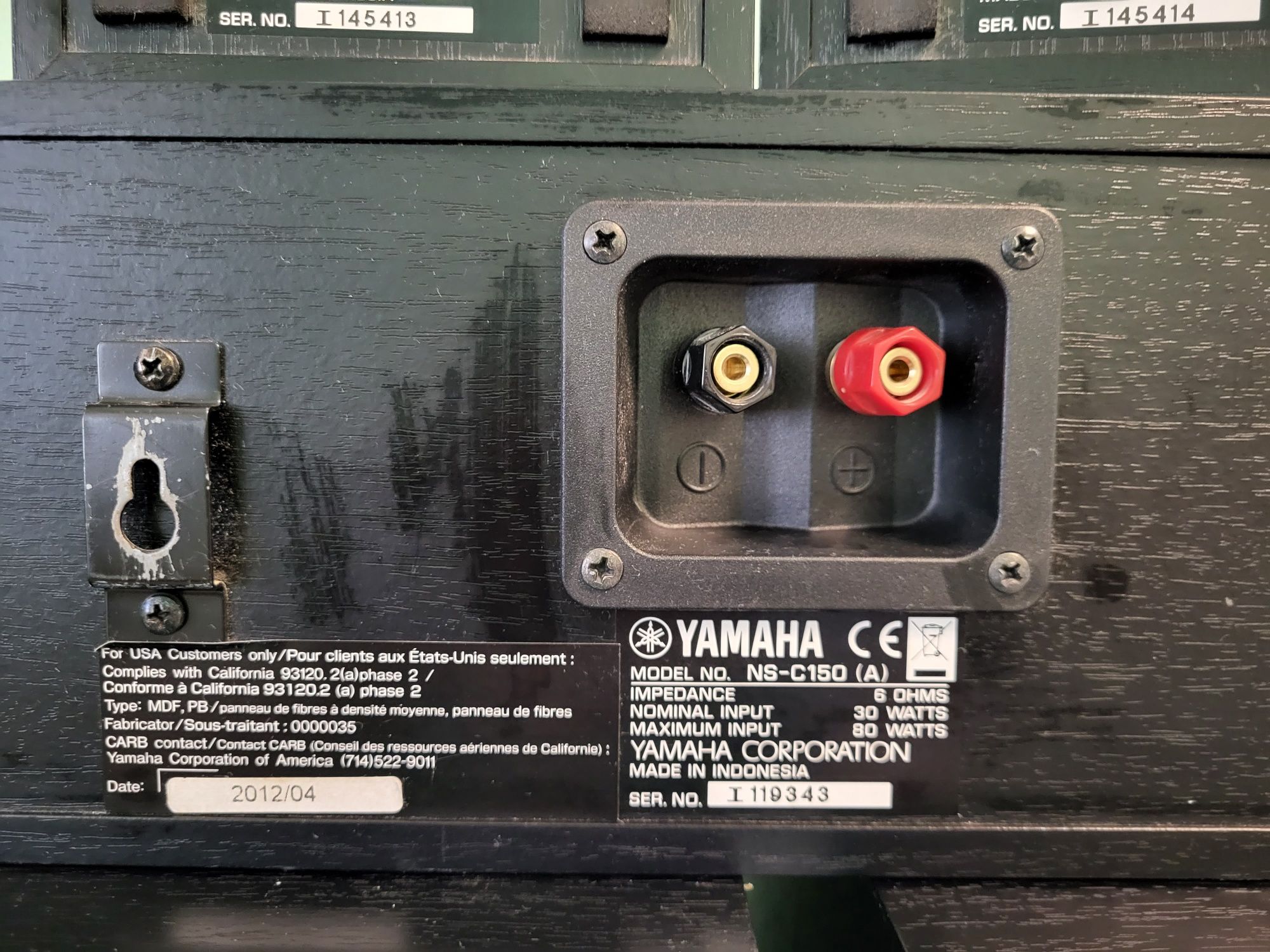 Продаётся  колонки YAMAHA  NS-C 150, NS-B 150, NS-F 150