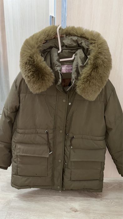 Зимный куртка теплый