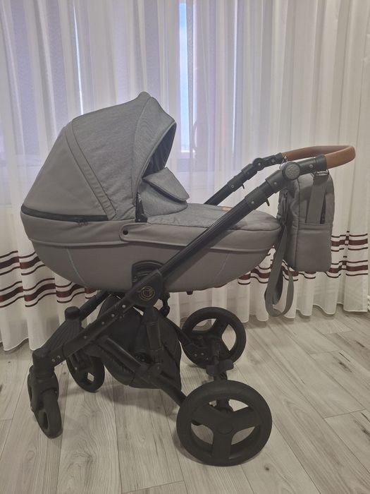 Vând cărucior Krausman 3 în 1 Nexxo Grey