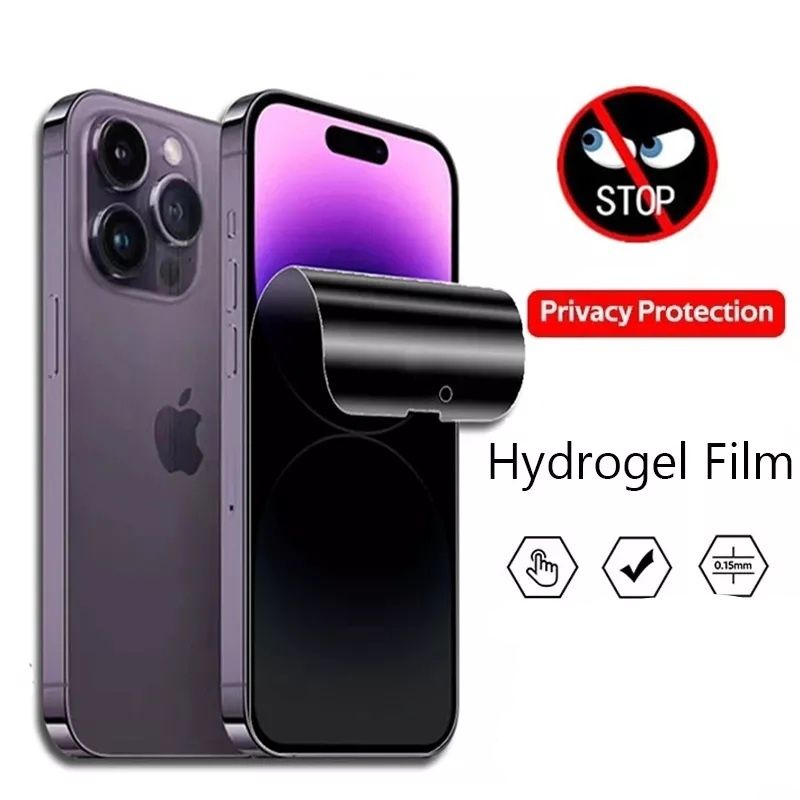 Матов Privacy Хидрогел Протектор за Дисплей за Apple iPhone 15 14 13