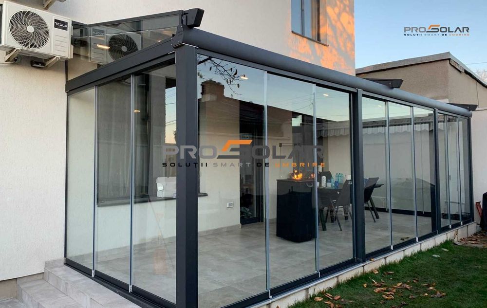 Pergola terasa/ inchideri sticla securizata/ghilotina/ armonica AIUD