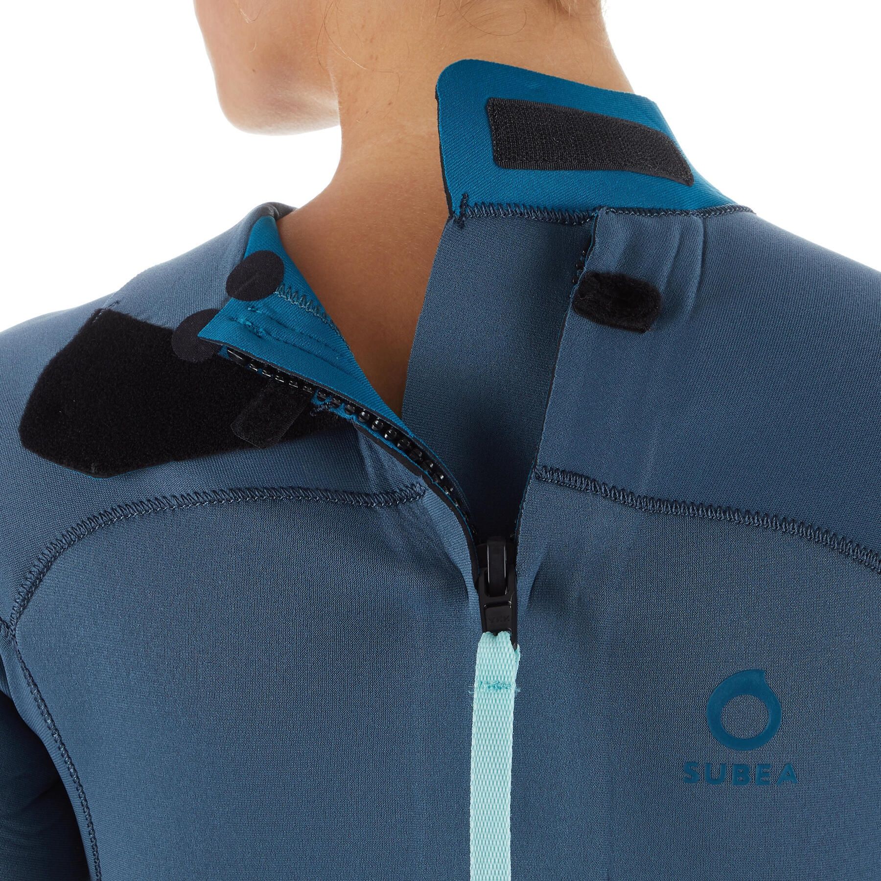 Combinezon scufundări,costum inot neopren 3mm,Gri închis,marime S