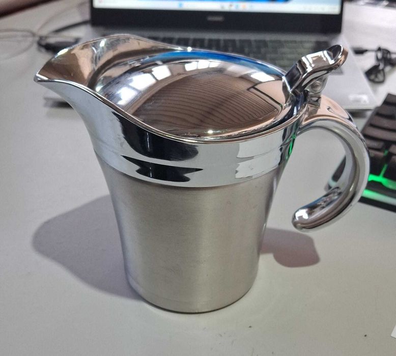 Vas termic Oak & Steel, 480 ml, inox,  perete dublu, argintiu