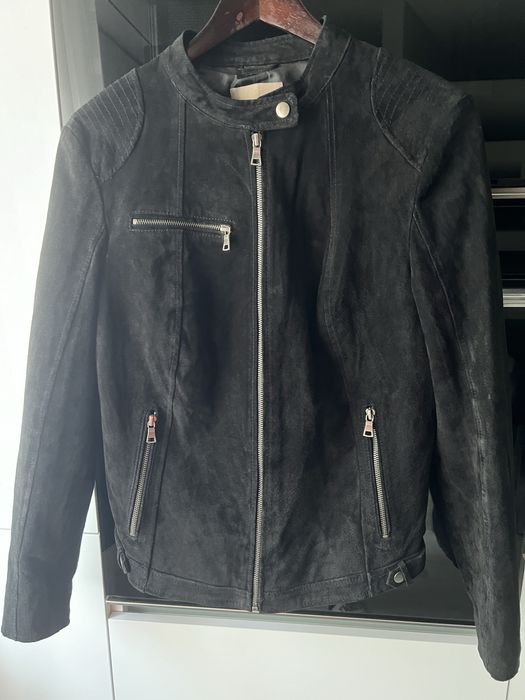 Geacă de piele întoarsă de damă