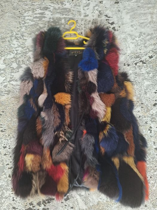 Vestă naturala din blana de iepure