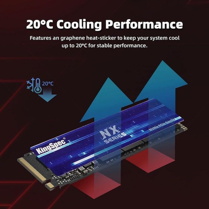 SSD KingSpec NX-512 2TB NVMe 2280 | Fanxiang S770 PCIe 4.0 1TB